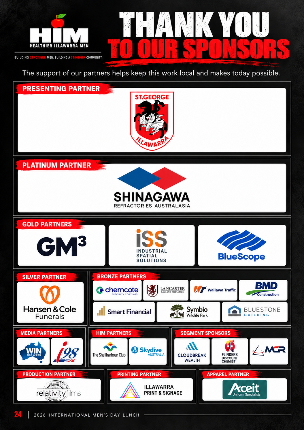 Thank You to Our Sponsors (1)